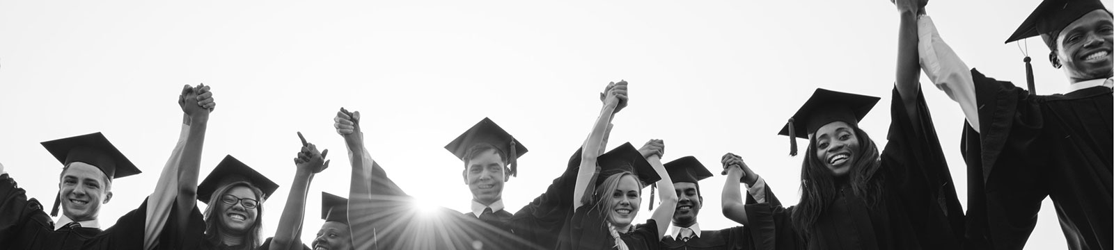 group of happy graduates